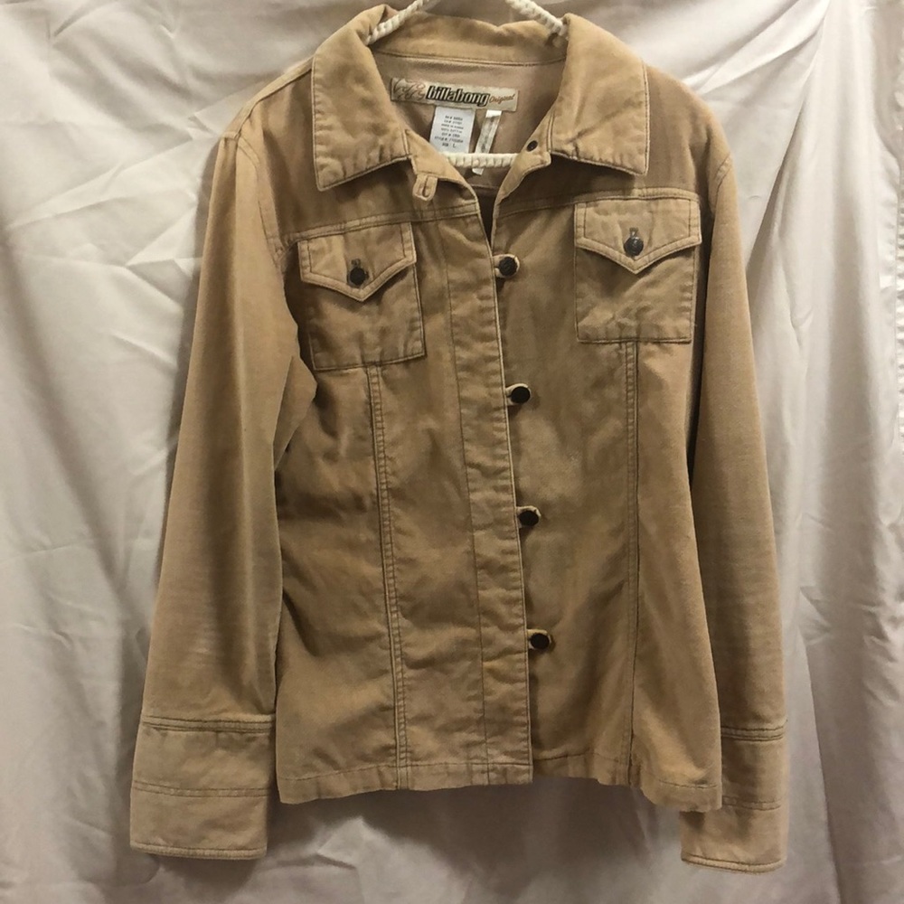 Billabong corduroy button up jacket